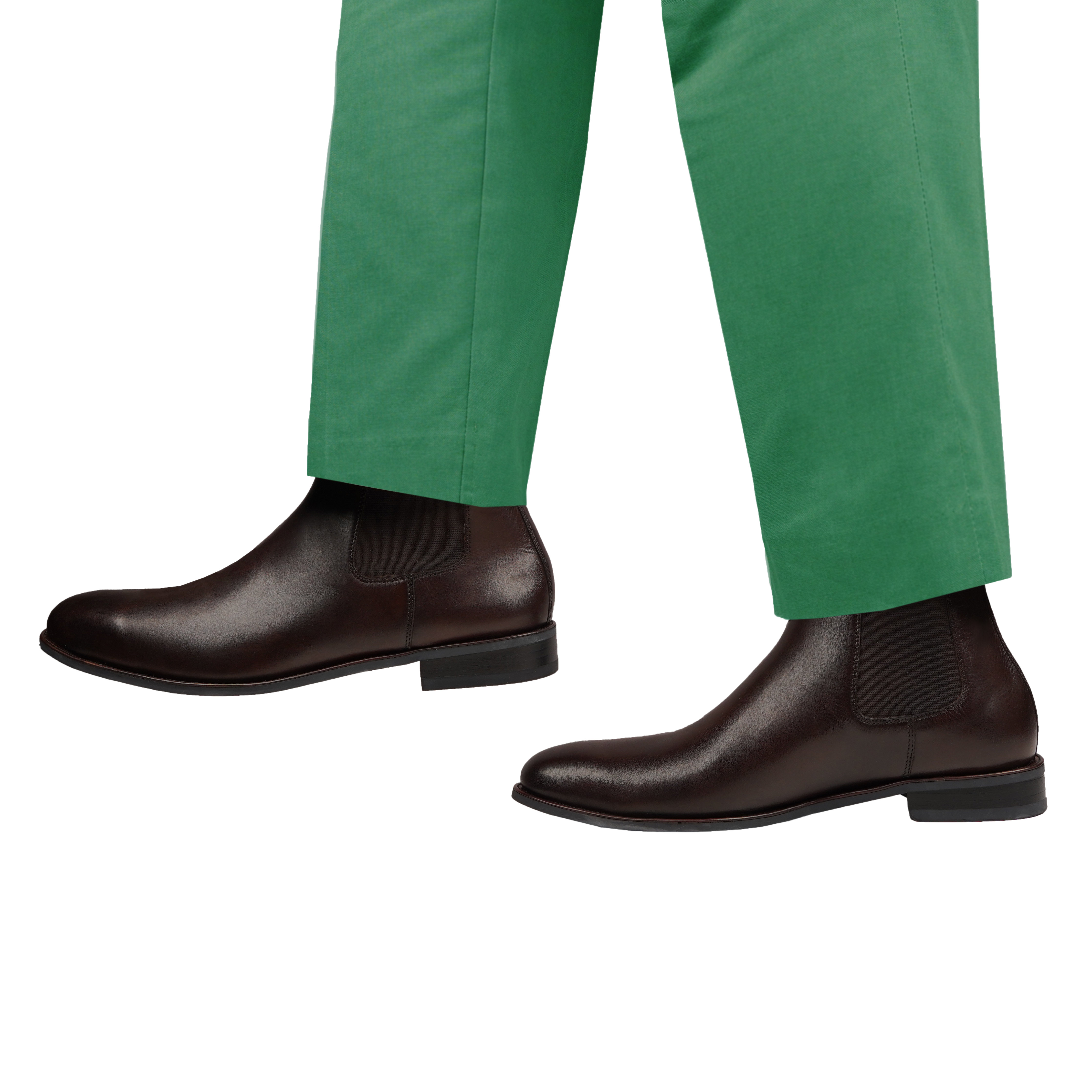 Chester - Men's Dark Brown Calf Leather Chelsea Boot