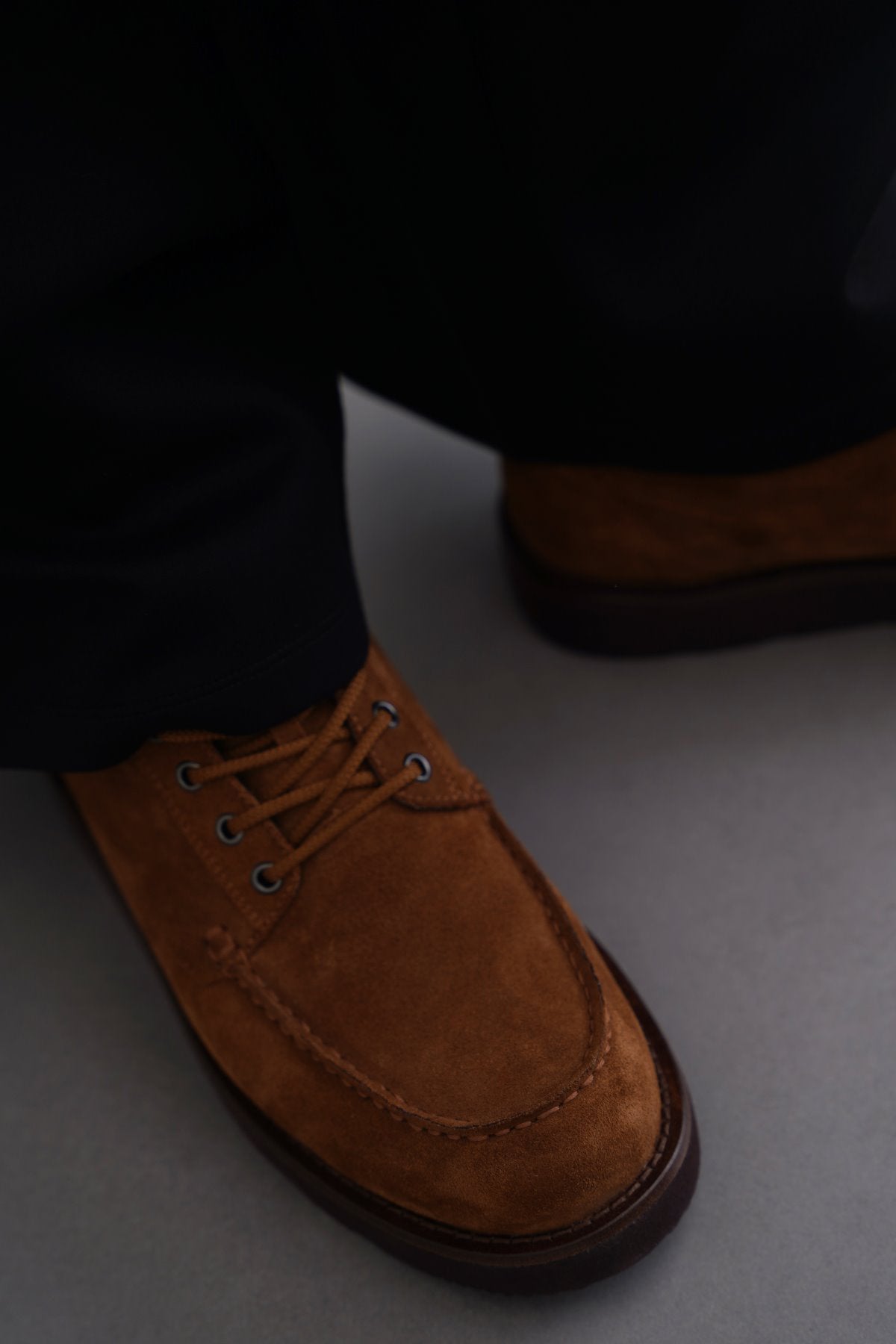 SUEDE HIGH-ANKLE BOOT