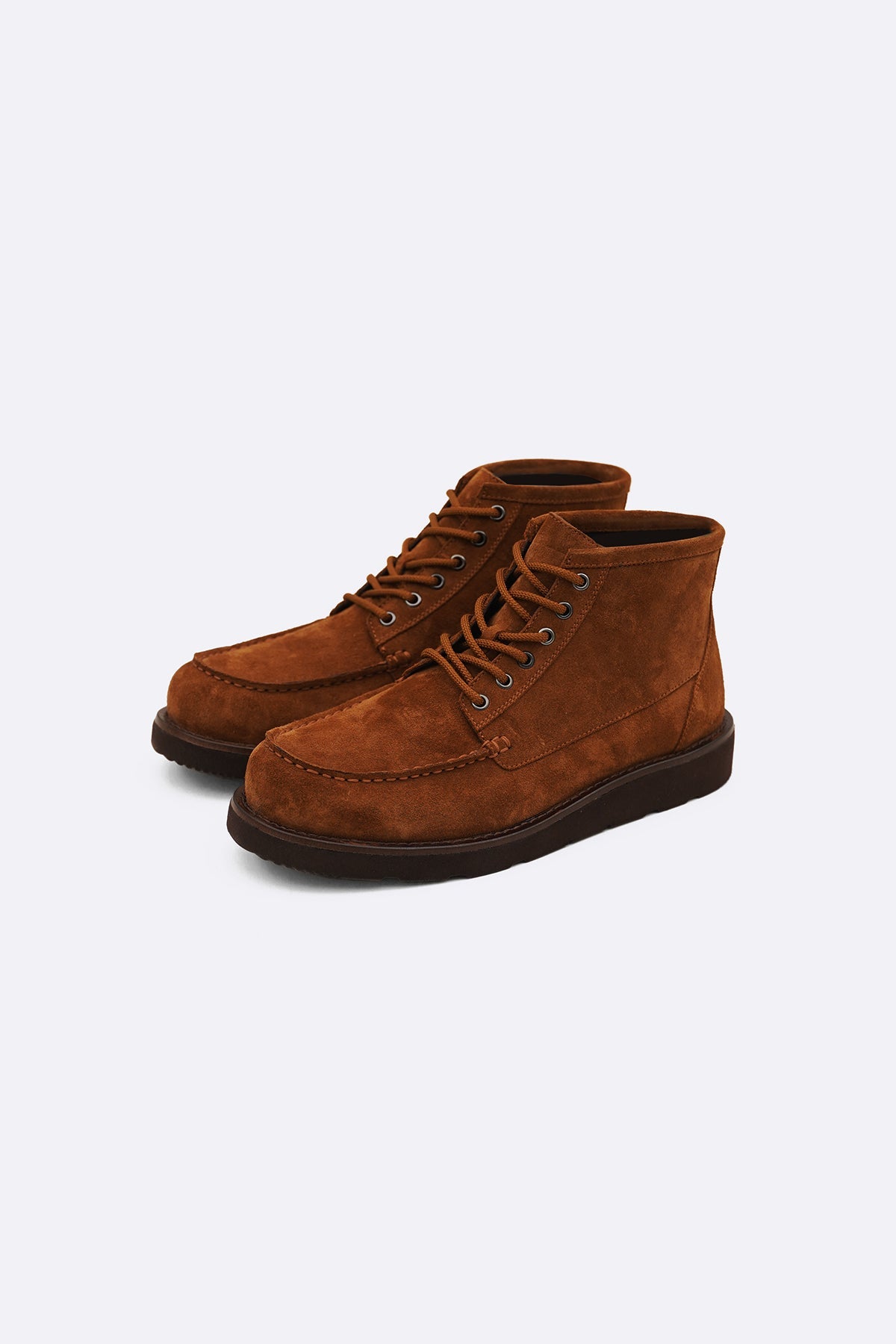 SUEDE HIGH-ANKLE BOOT