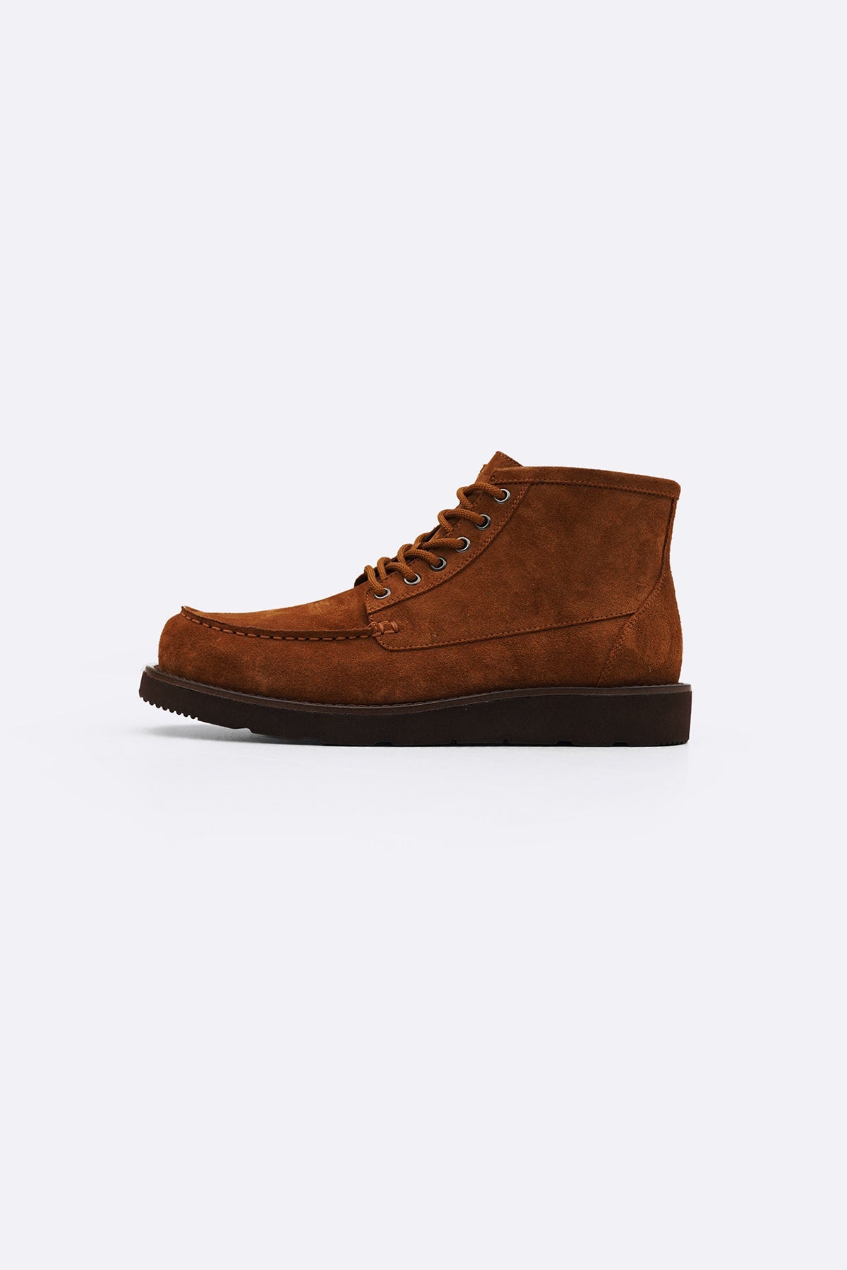 SUEDE HIGH-ANKLE BOOT