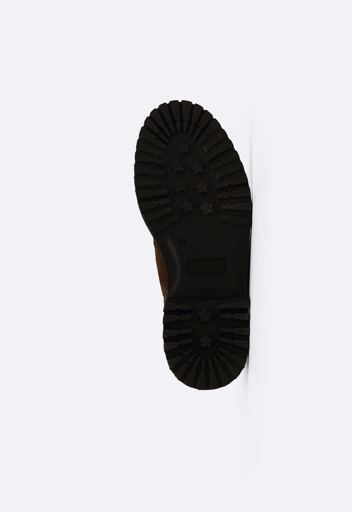 LEATHER MOC-TOE SHOES