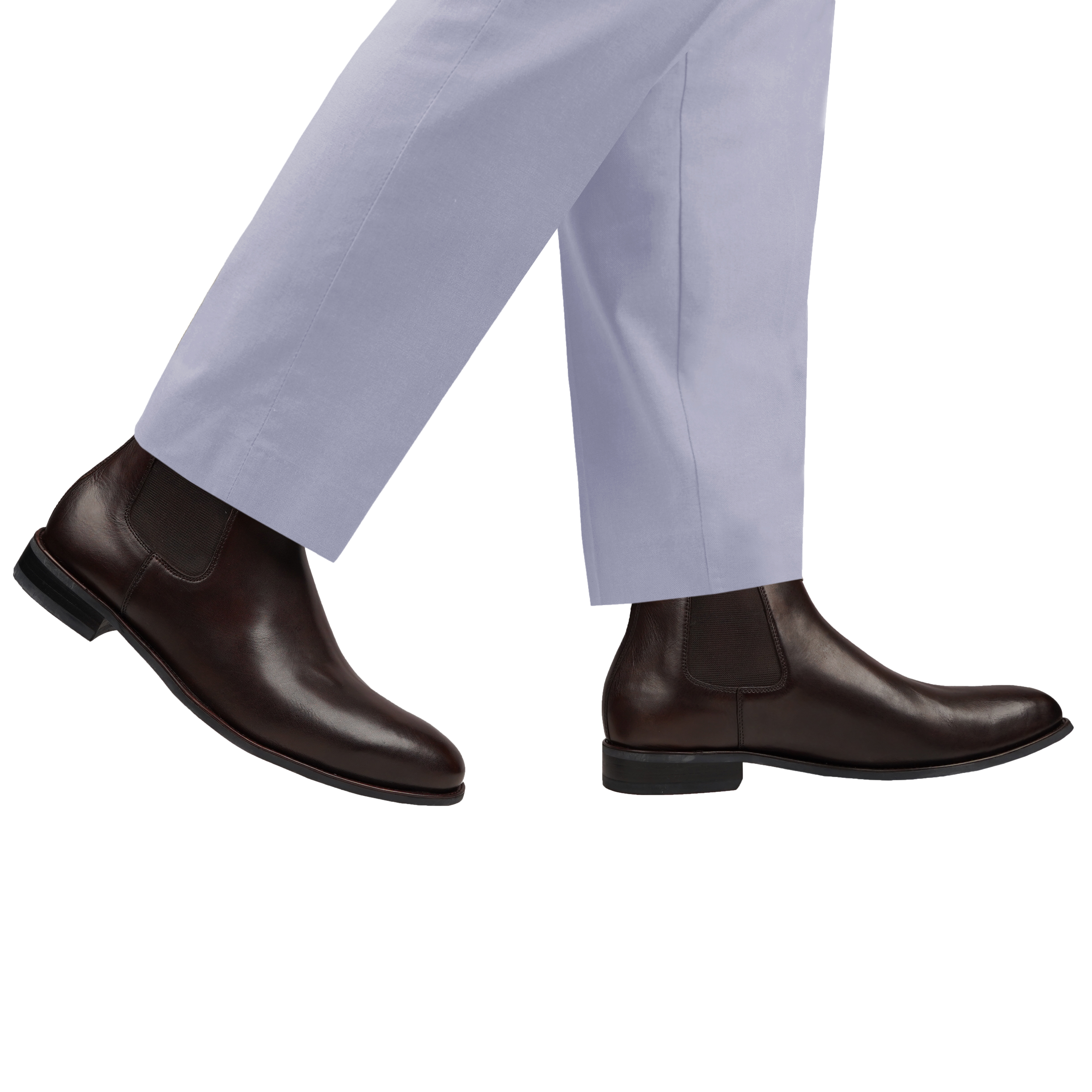 Chester - Men's Dark Brown Calf Leather Chelsea Boot