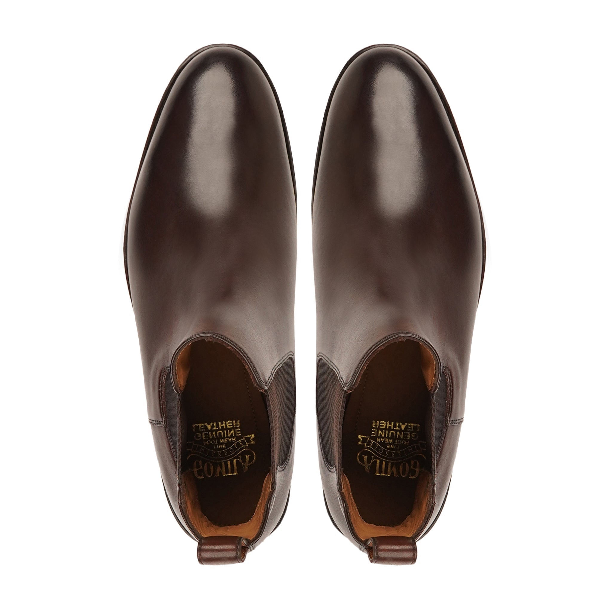 Chester - Men's Dark Brown Calf Leather Chelsea Boot