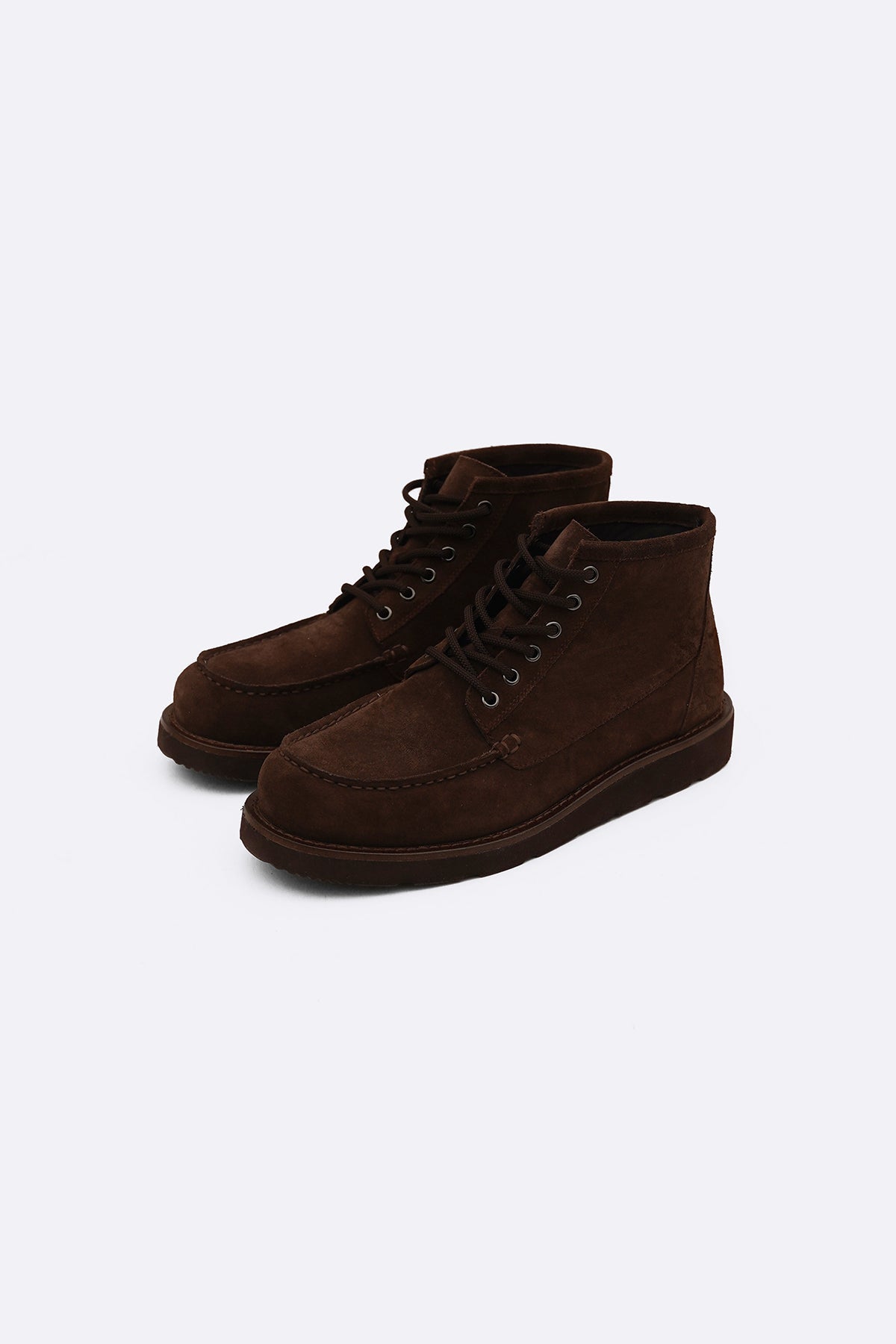 SUEDE HIGH-ANKLE BOOT